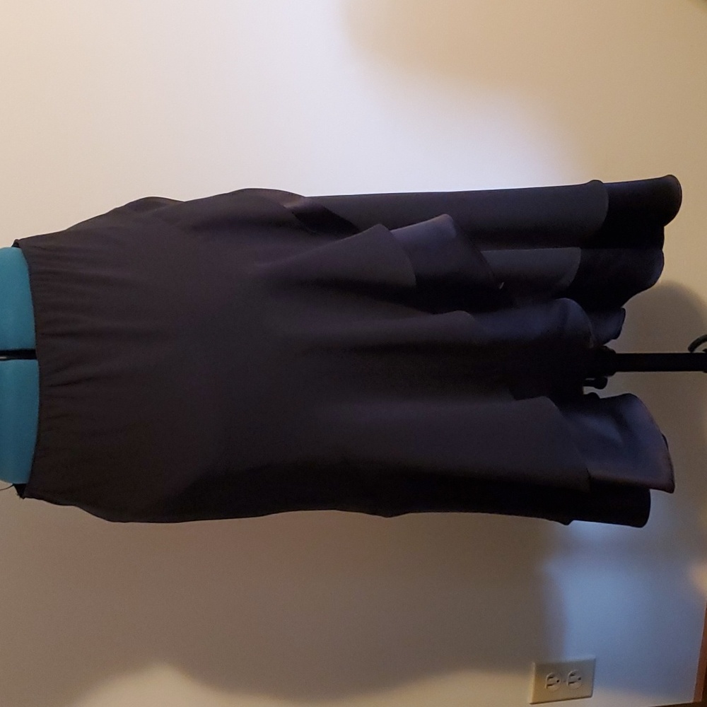 Hi low faux wrap skirt